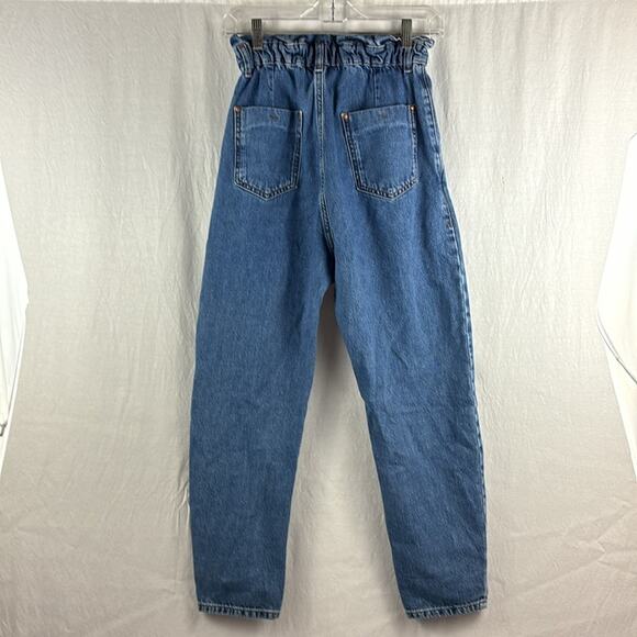 Zara Paperbag High Waisted Jeans - Picture 5 of 7